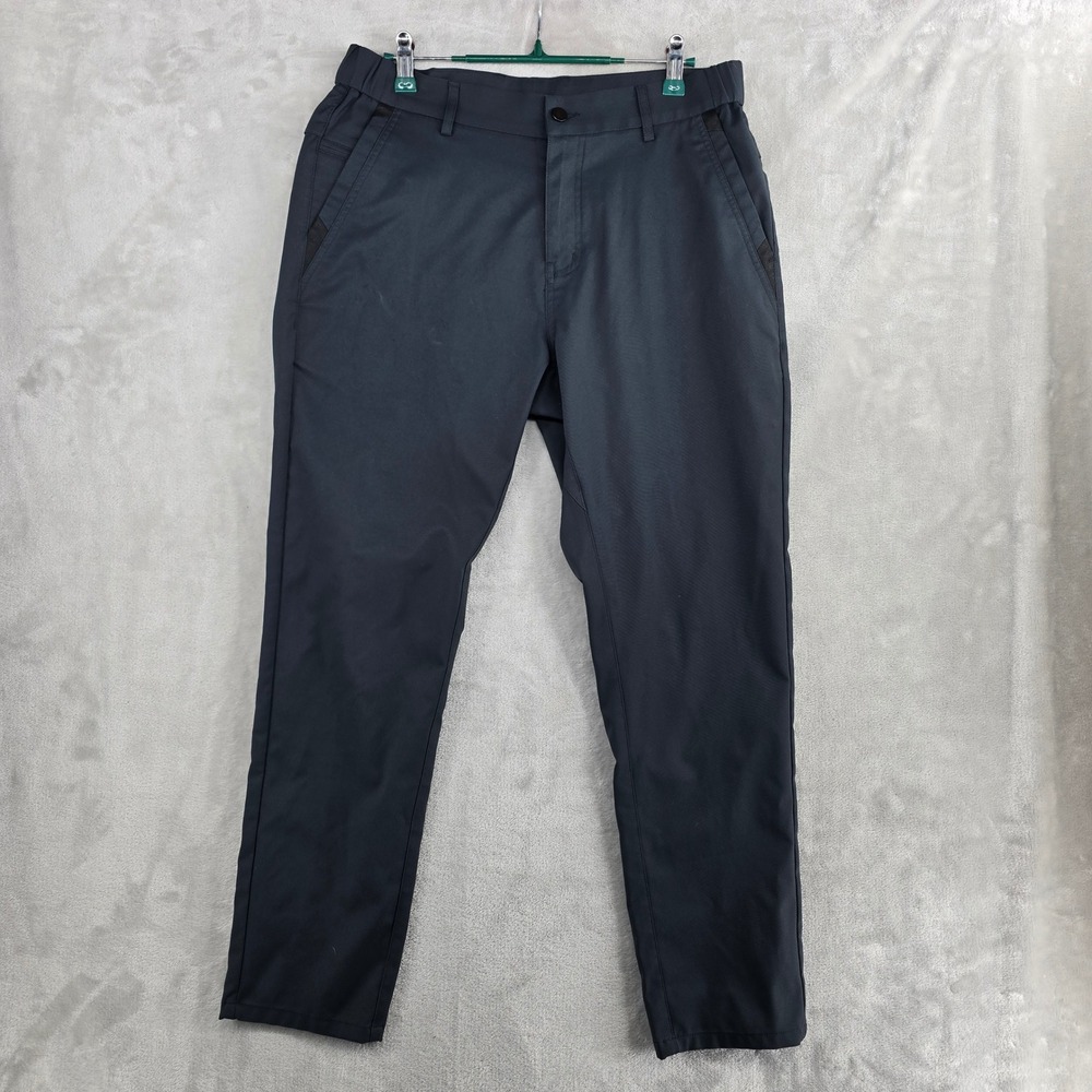 Jack Archer Mens Space Black Pants 31x28 Polyester Chino‎ Casual Trousers